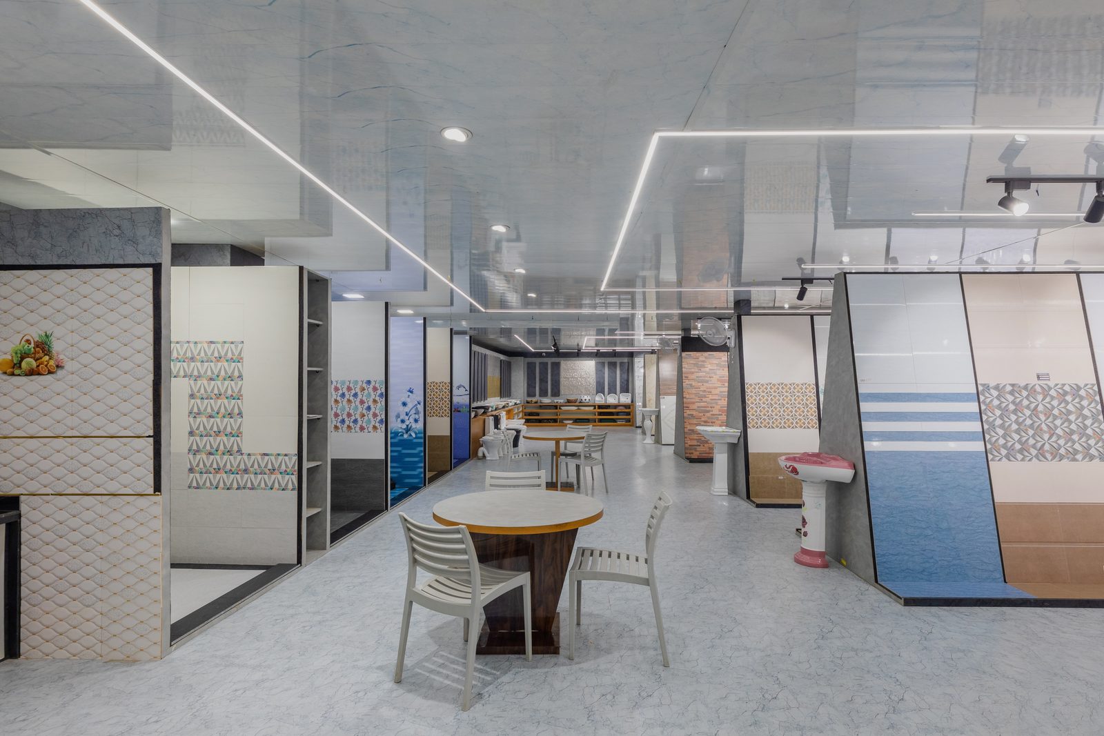 Tile Showroom - Lighting Design and Interior