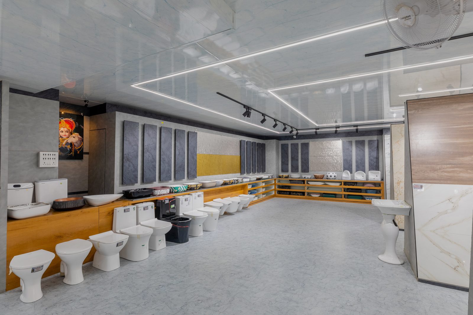 Tile Showroom - Lighting Design and Interior